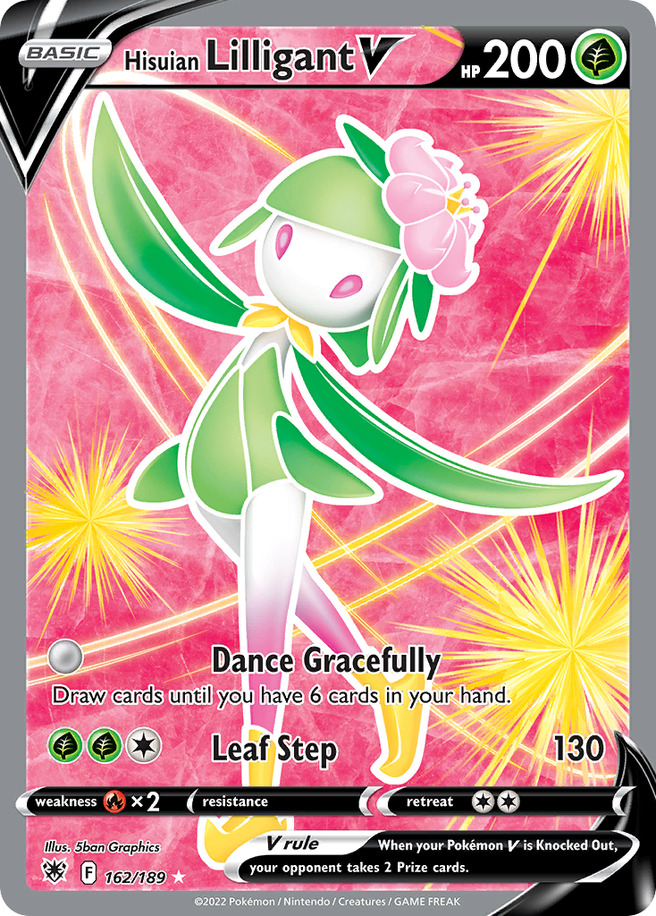 Astral Card Lilligant V | Pikawiz Pokemon Radiance Hisuian