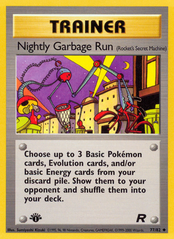 Nightly Garbage Run Team Rocket Pokemon Card Pikawiz