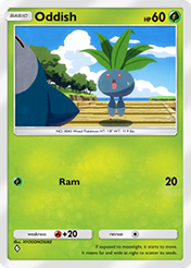 Oddish Genetic Apex Card List