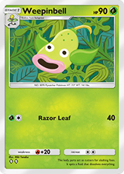 Weepinbell Genetic Apex Card List