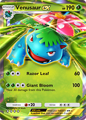 Venusaur ex Genetic Apex Card List