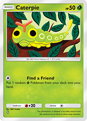 Caterpie Genetic Apex Card List