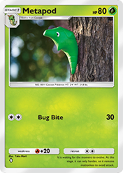 Metapod Genetic Apex Card List