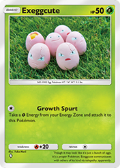 Exeggcute Mythical Island Card List