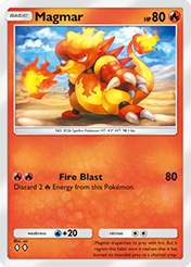 Magmar Mythical Island Card List