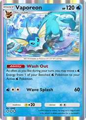 Vaporeon Mythical Island Card List