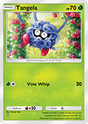 Tangela Space-Time Smackdown Card List