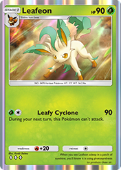 Leafeon Space-Time Smackdown Card List