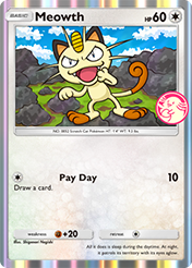 Meowth Promo A Card List