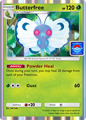 Butterfree Promo A Card List