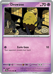 Drowzee Shrouded Fable Card List