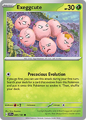 Exeggcute Surging Sparks Card List