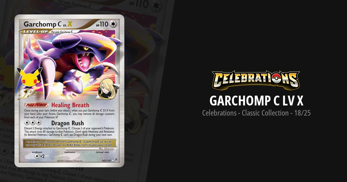 Garchomp C Lv. X 2021 Pokémon Celebrations Classic Collection #145 PSA 10
