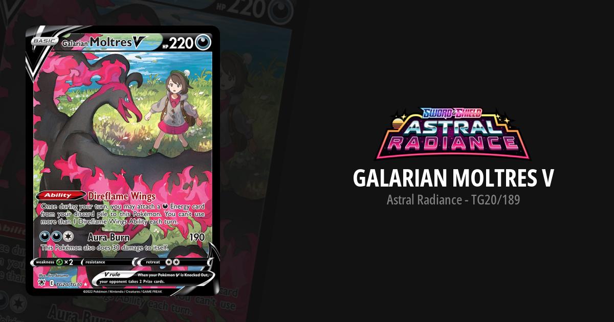 Galarian Moltres V (TG20/TG30) [Sword & Shield: Astral Radiance] -  DarksideGames