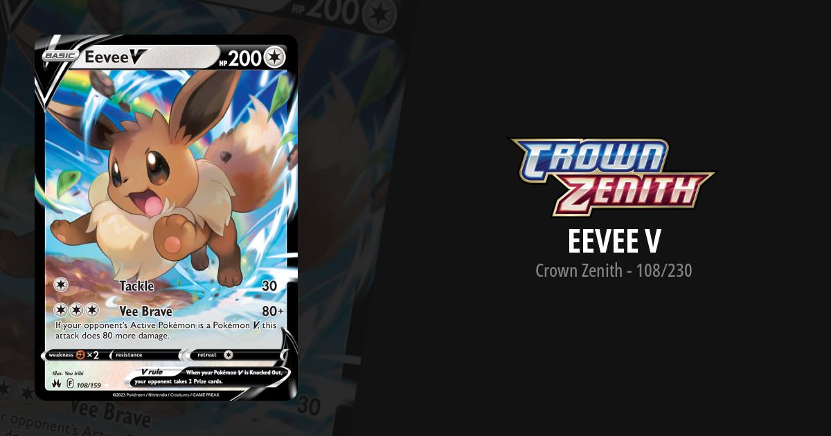 Eevee V Crown Zenith, Pokémon