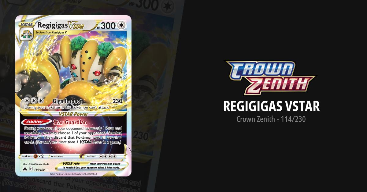Regigigas VSTAR - Crown Zenith Pokémon card