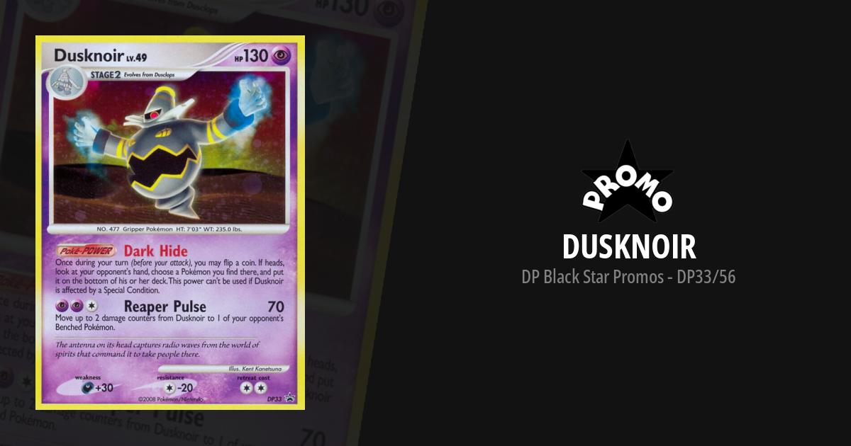 Pokemon Diamond & Pearl Promo Rare Holo Single Card Promo Rare Holo  Dusknoir DP33 