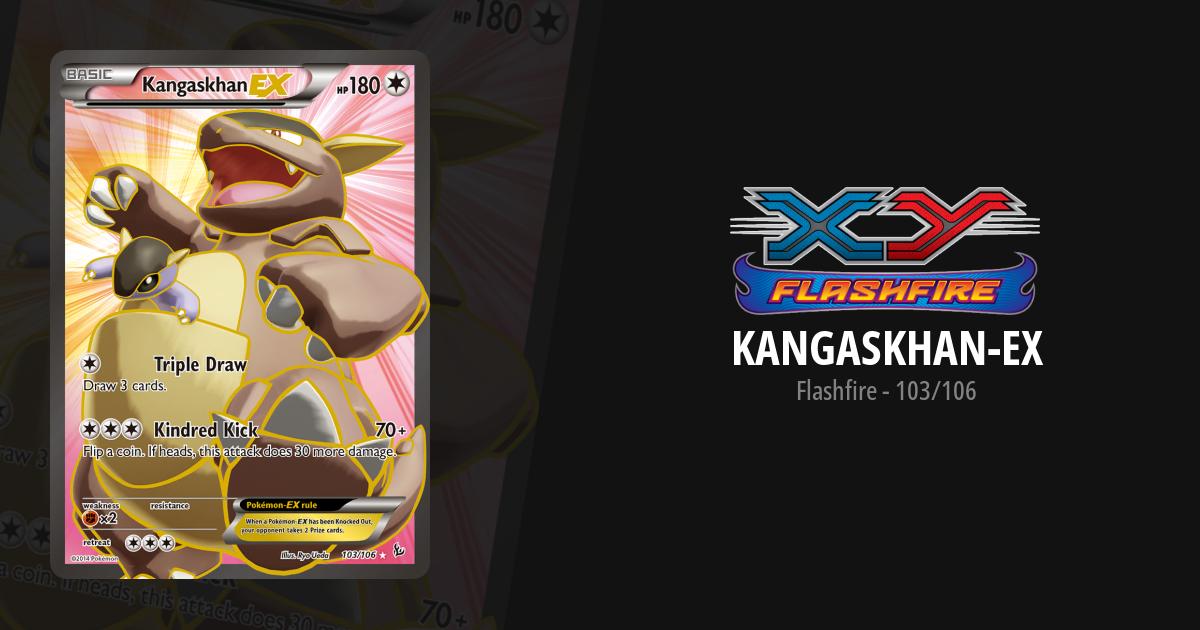 Kangaskhan EX - 103/106 Flashfire FULL ART Pokemon - NM – The PokéTrade  Emporium