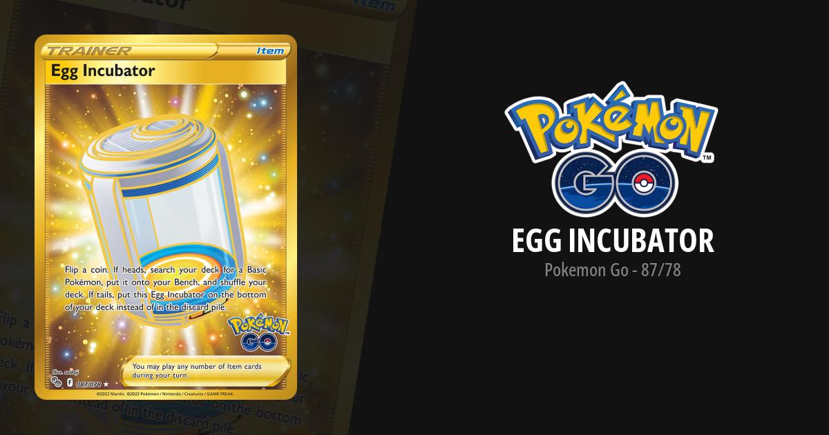 Egg Incubator Pokemon Go Pokemon Card