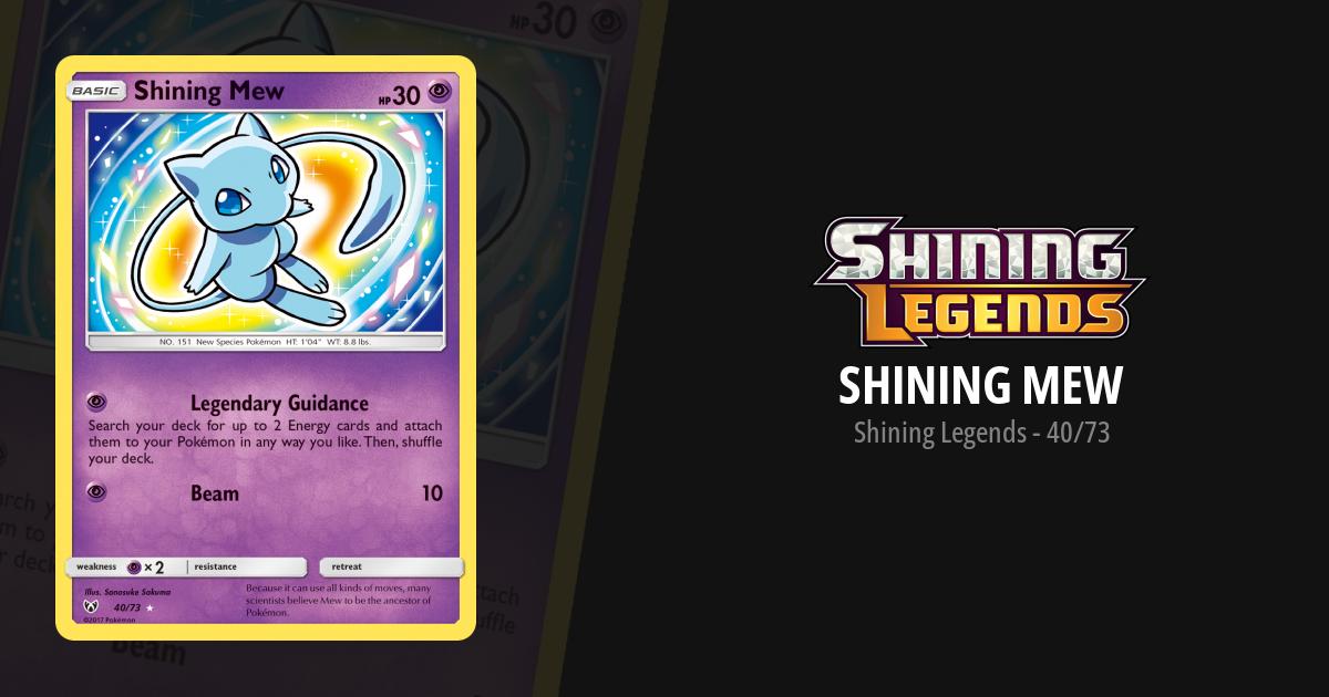 Shining Mew - Shining Legends - Pokemon