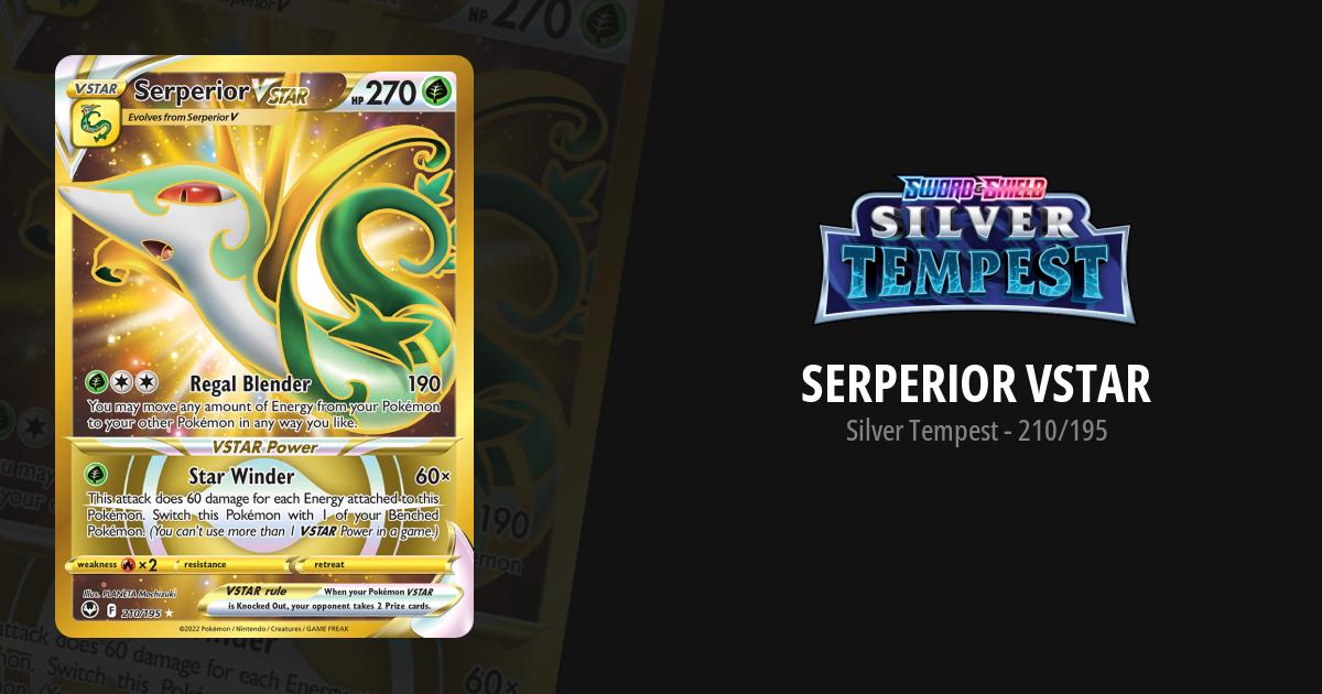 Serperior VSTAR Silver Tempest Pokemon Card | Pikawiz