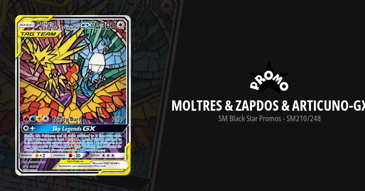 Moltres & Zapdos & Articuno GX (SM210) [Sun & Moon: Black Star Promos]