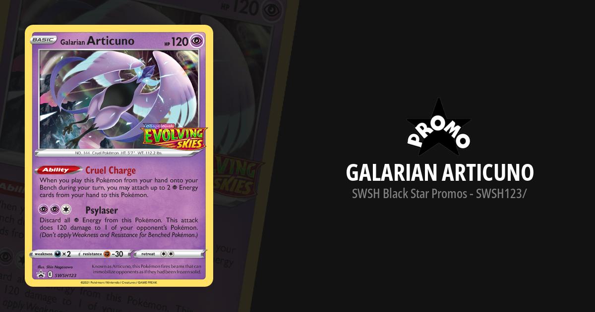 Galarian Articuno SWSH Black Star Promos, Pokémon