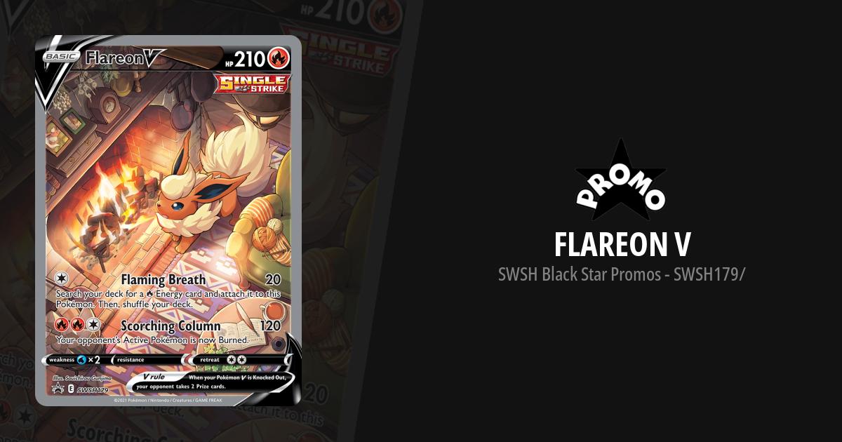 Flareon V SWSH Black Star Promos Pokemon Card | Pikawiz