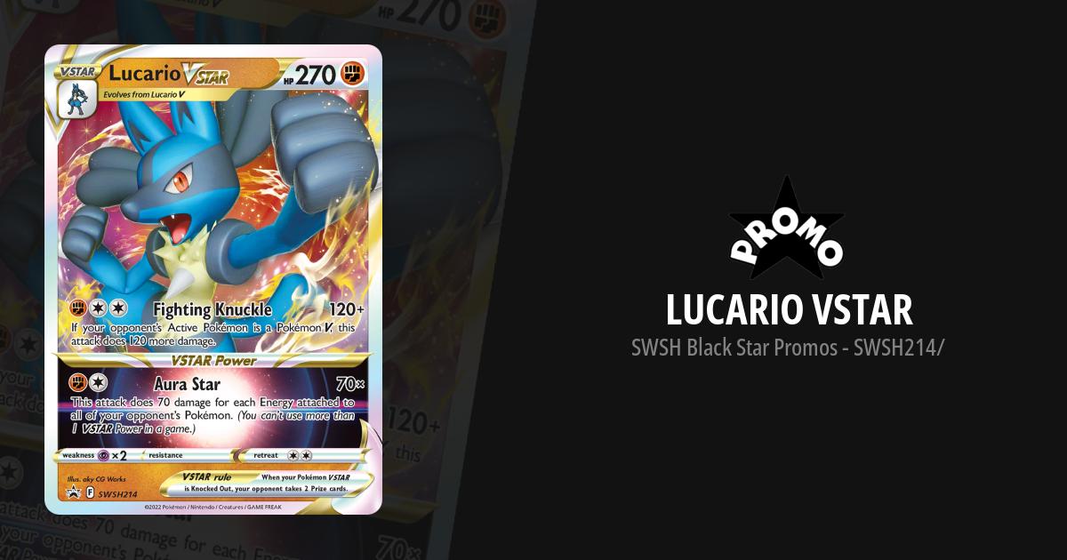 Lucario VSTAR - SWSH214 - SWSH: Sword & Shield Promo Cards - Pokemon