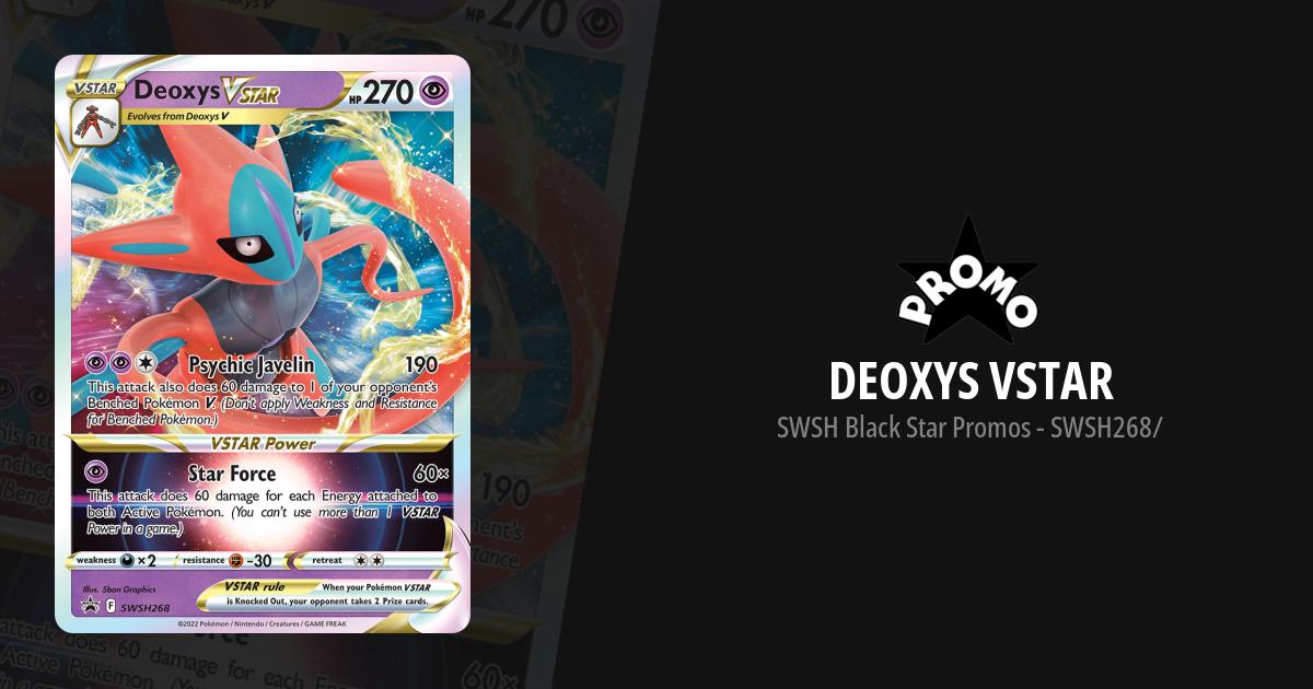 Deoxys VSTAR - Pokemon Sword & Shield Black Star Promo #SWSH268
