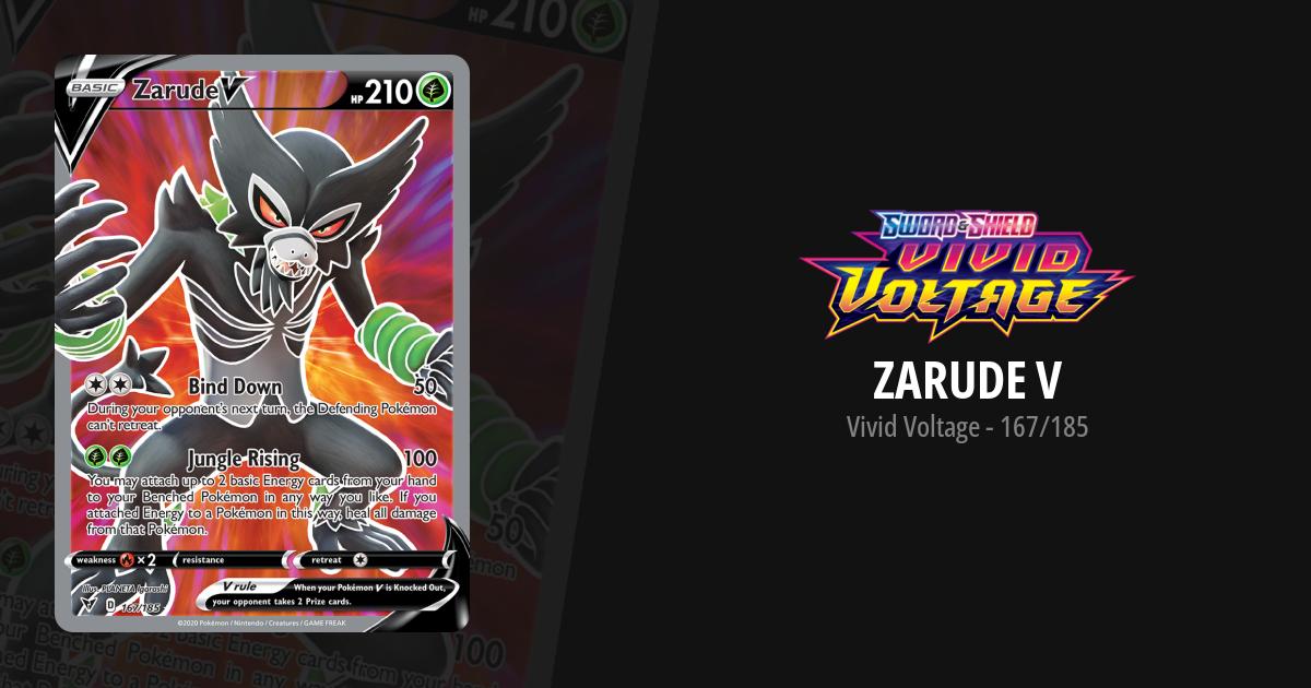 Zarude V 2020 Sword & Shield - Vivid Voltage Card # 22 (b) – VTC